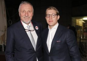 Miroslav Topolánek se synem